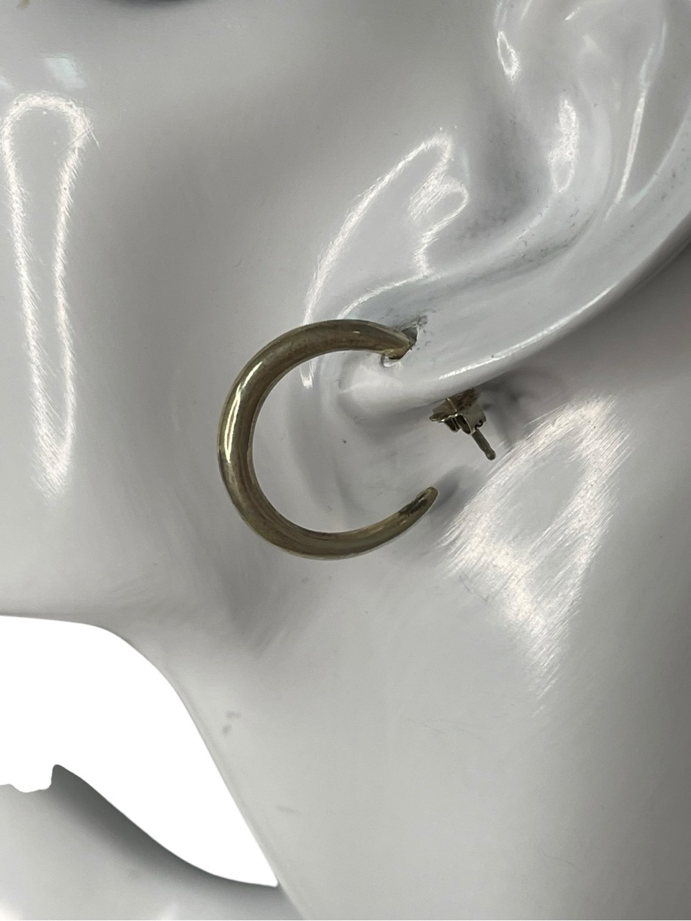Chan Luu Petite Infinity Hoop Earrings Sterling Silver - Picture 9 of 10